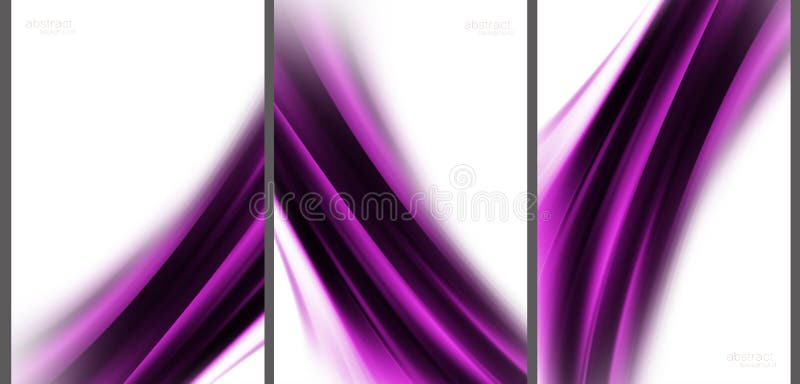 Colecție de fundal abstract violet stock illustration
