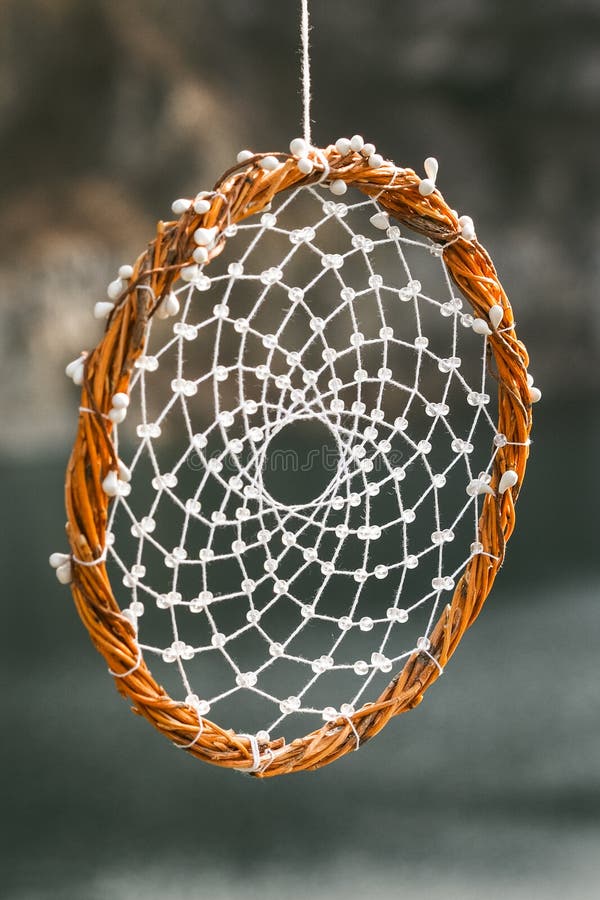 Coletor ideal feito a mão no fundo das rochas e do lago imagem de stock