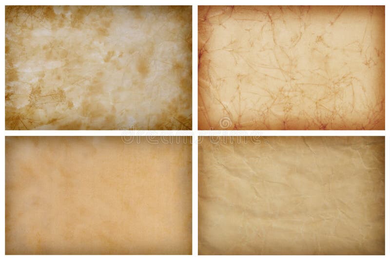 Coleção de fundos de papel vintage imagens de stock royalty free
