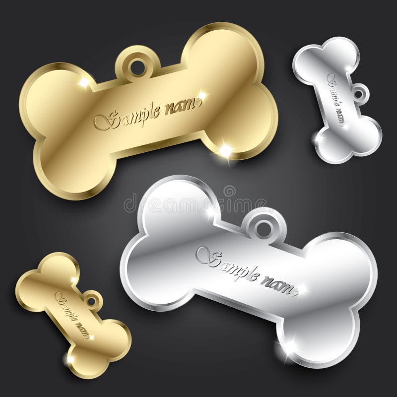 Collar Del El Hueso Para Perro Ilustraciones Stock, Vectores, Clipart – Stock)