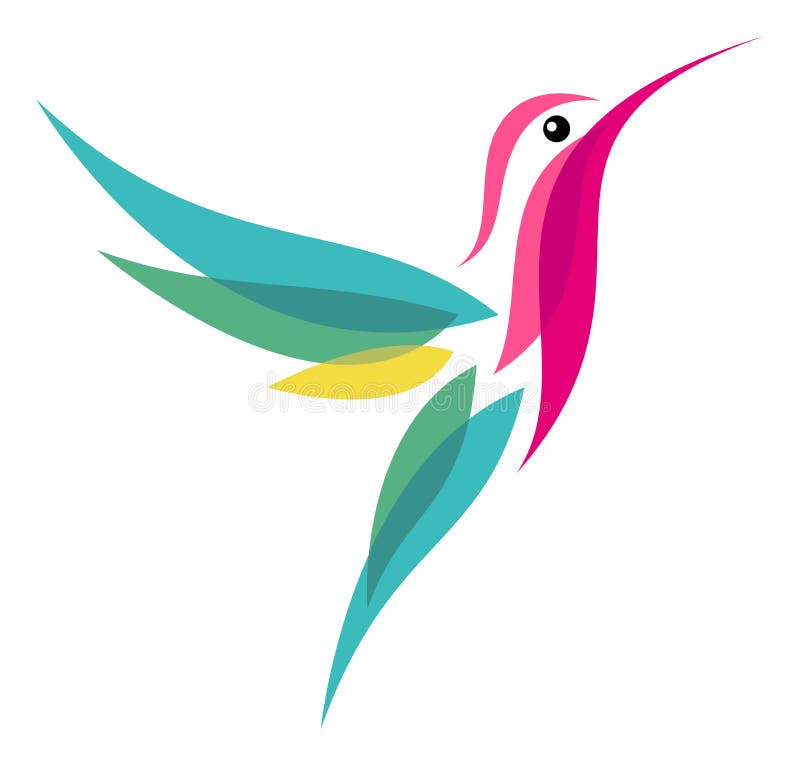 Colibri ilustração stock