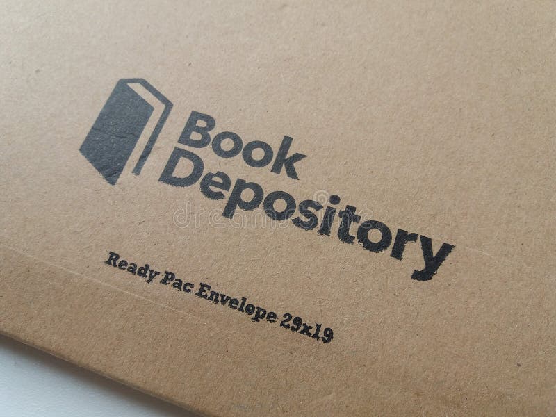 Colis de logo de dépôt de livre photos stock Colis de logo de dépôt de livre photos stock