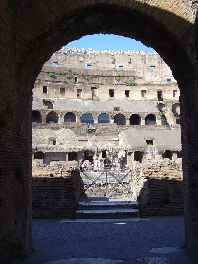 Coliseum gradins στοκ φωτογραφίες