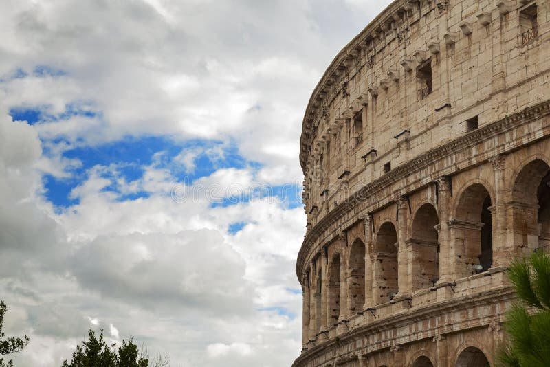 Beautiful coliseum in the city of rome. Beautiful coliseum in the city of rome