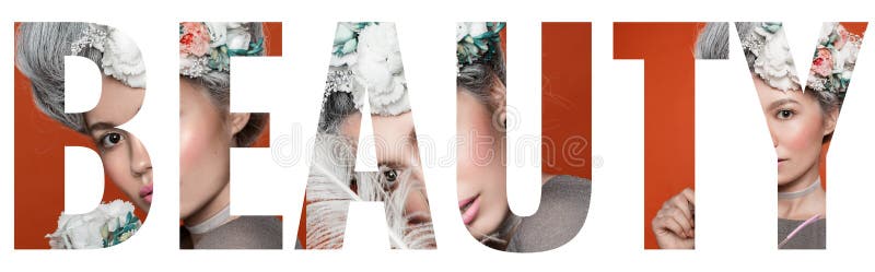 Collage av foto i ordskönhet Slut upp ståenden i baroccostil Ljus rosa studiobakgrund för mode Mode royaltyfri bild Collage av foto i ordskönhet Slut upp ståenden i baroccostil Ljus rosa studiobakgrund för mode Mode royaltyfri bild