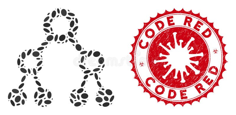 Collage Binary Tree Icon With Coronavirus Textured Code Red Stamp Stock Vector Illustration Of Grunge Combined Collage Binary Tree Icon With Coronavirus Textured Code Red Stamp Stock Vector Illustration Of Grunge Combined