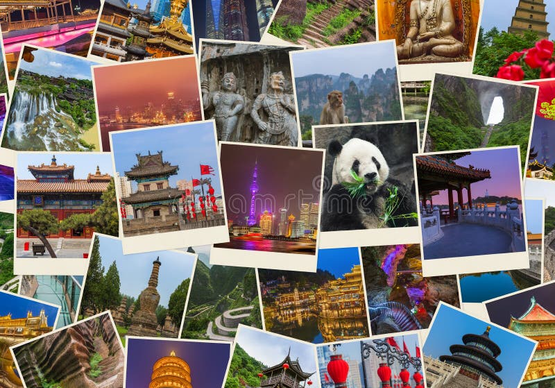 Collage Great Wall China Stock Photos - Free & Royalty-Free Stock Photos from Dreamstime