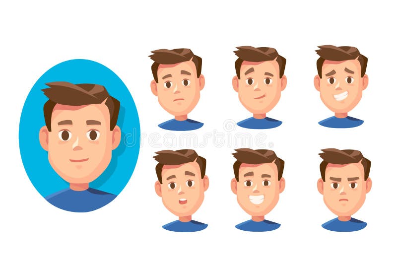 Collage De Diferentes Expresiones Faciales Iconos Avatares. Ilustración del Vector - Ilustración de conjunto, persona: 193432768 Collage De Diferentes Expresiones Faciales Iconos Avatares. Ilustración del Vector - Ilustración de conjunto, persona: 193432768