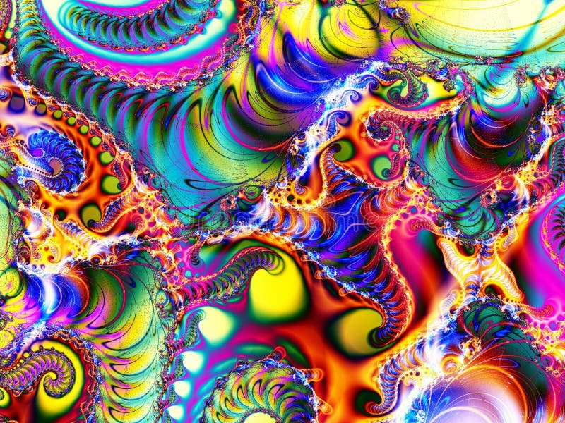 Collage de Digitals d'art abstrait illustration libre de droits