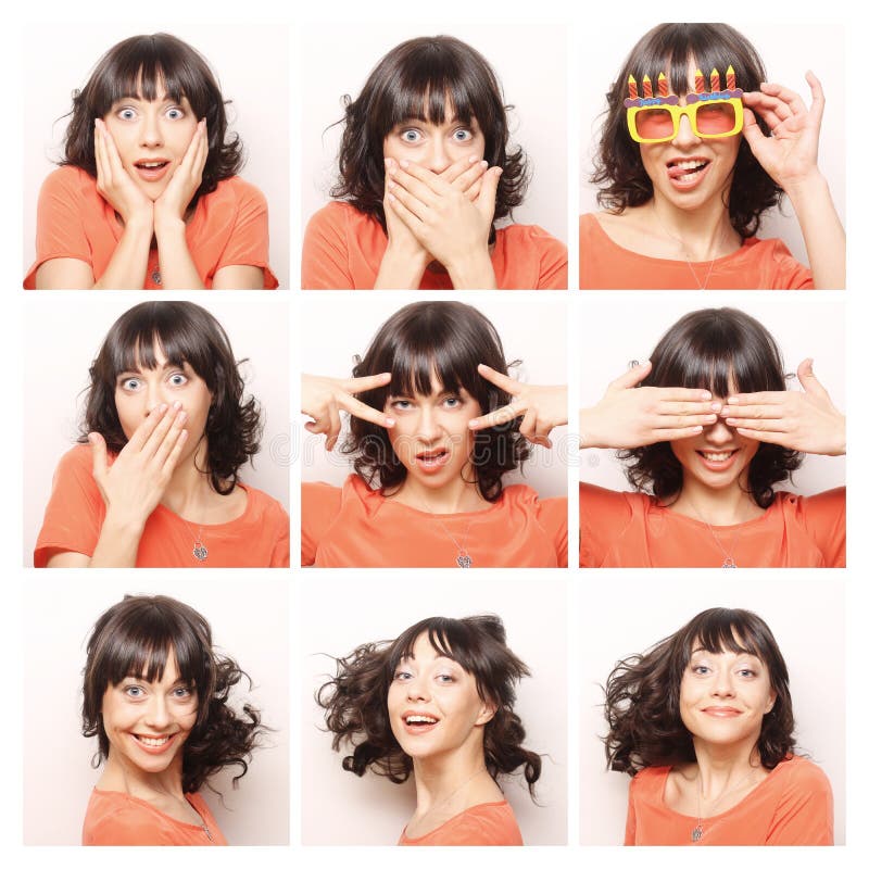 Sintético 9 Foto Fotos De La Misma Mujer Mirada Tensa