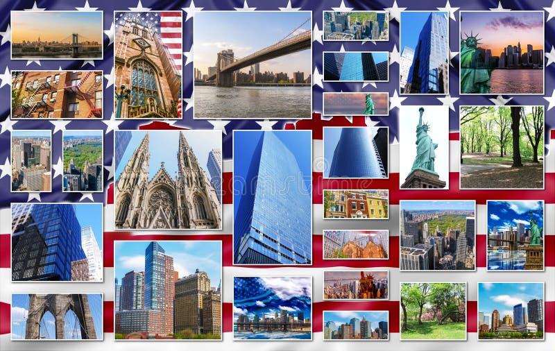 Collage de New York photos stock Collage de New York photos stock