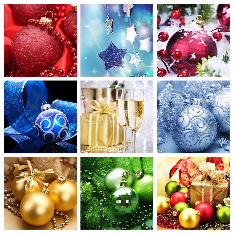 Collage de Noël Collage de Noël