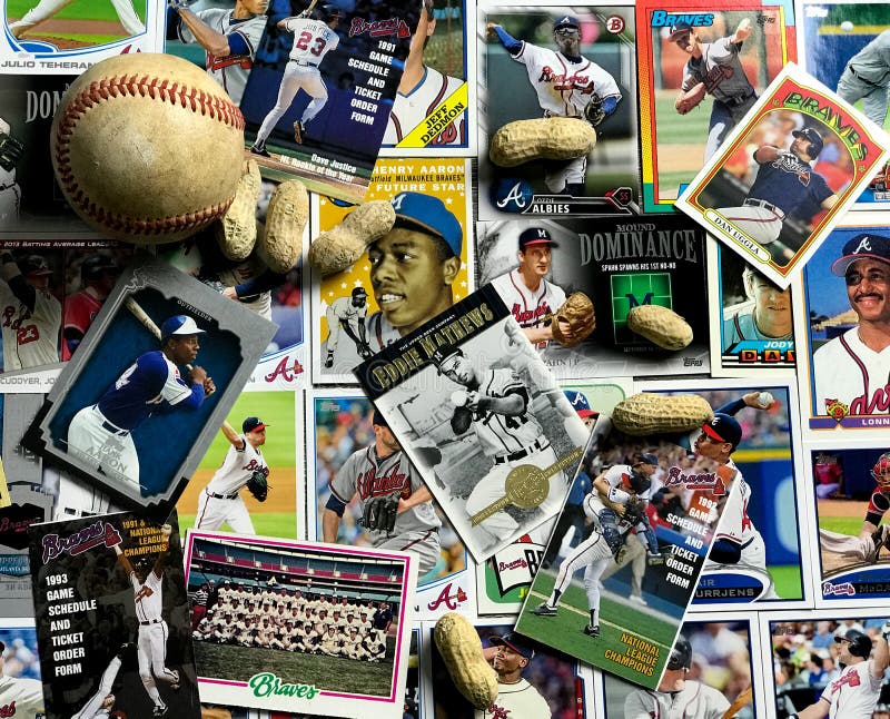 Collage di Atlanta Braves fotografia stock Collage di Atlanta Braves fotografia stock