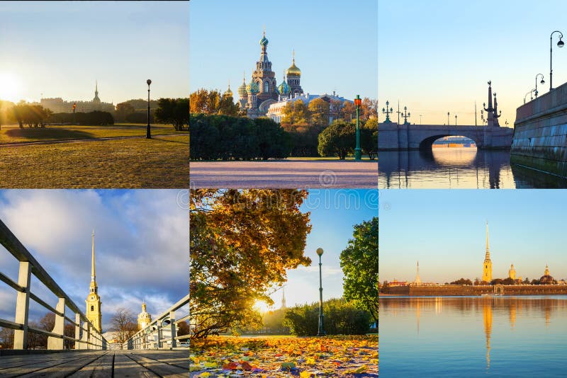 Фреска и фотообои Санкт Петербург. Коллаж. (3199)