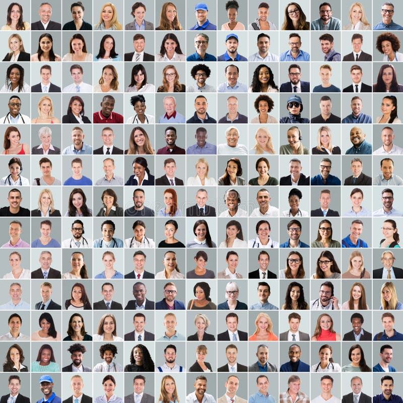Collage Of Diverse Multi-ethnic