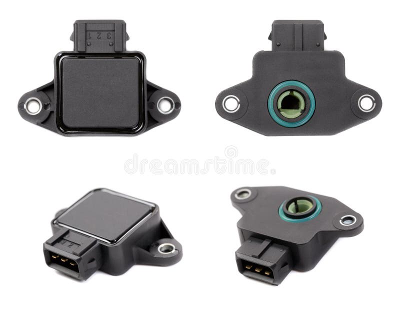 Collage of four throttle position sensor