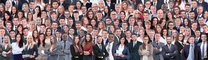 Business people group collage background royalty free stock photo