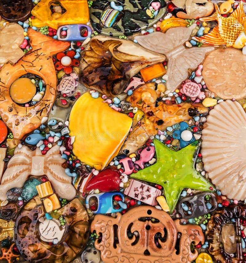 Collage mit den Marine- und sommerlichen Symbolen lizenzfreie stockbilder Collage mit den Marine- und sommerlichen Symbolen lizenzfreie stockbilder