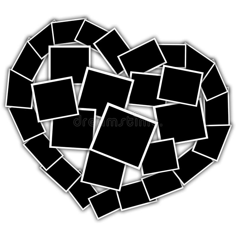 heart shape collage photo frame heart shape collage photo frame