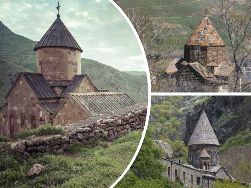 Collage von Bildern der Klöster (Armenien) - Reisehintergrund (m stockfoto Collage von Bildern der Klöster (Armenien) - Reisehintergrund (m stockfoto