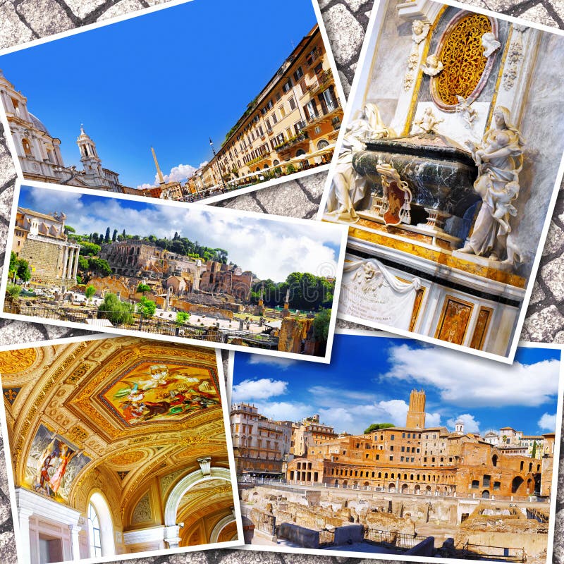 Collage von schönem Italien lizenzfreie stockbilder Collage von schönem Italien lizenzfreie stockbilder