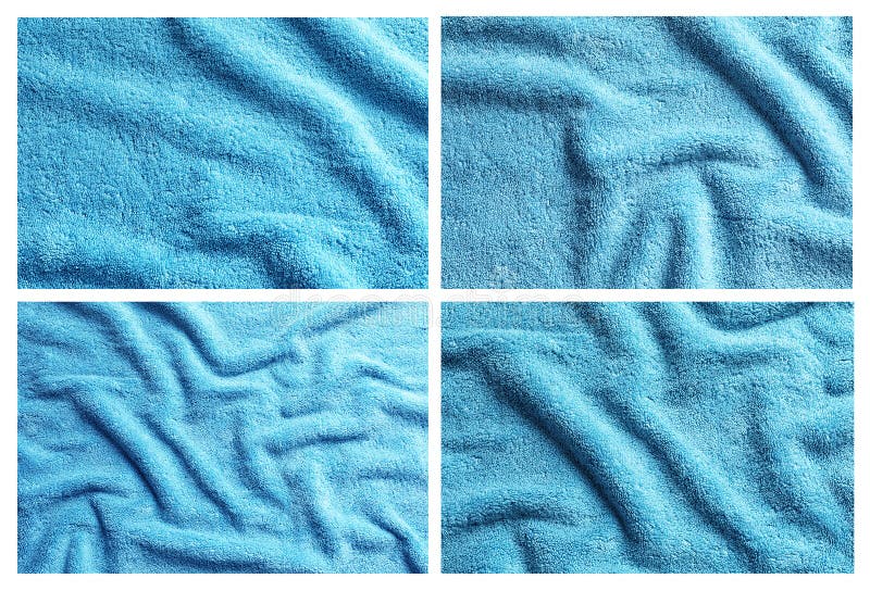 Collage von zerknitterten weichen Frotteestoffen stockbild Collage von zerknitterten weichen Frotteestoffen stockbild