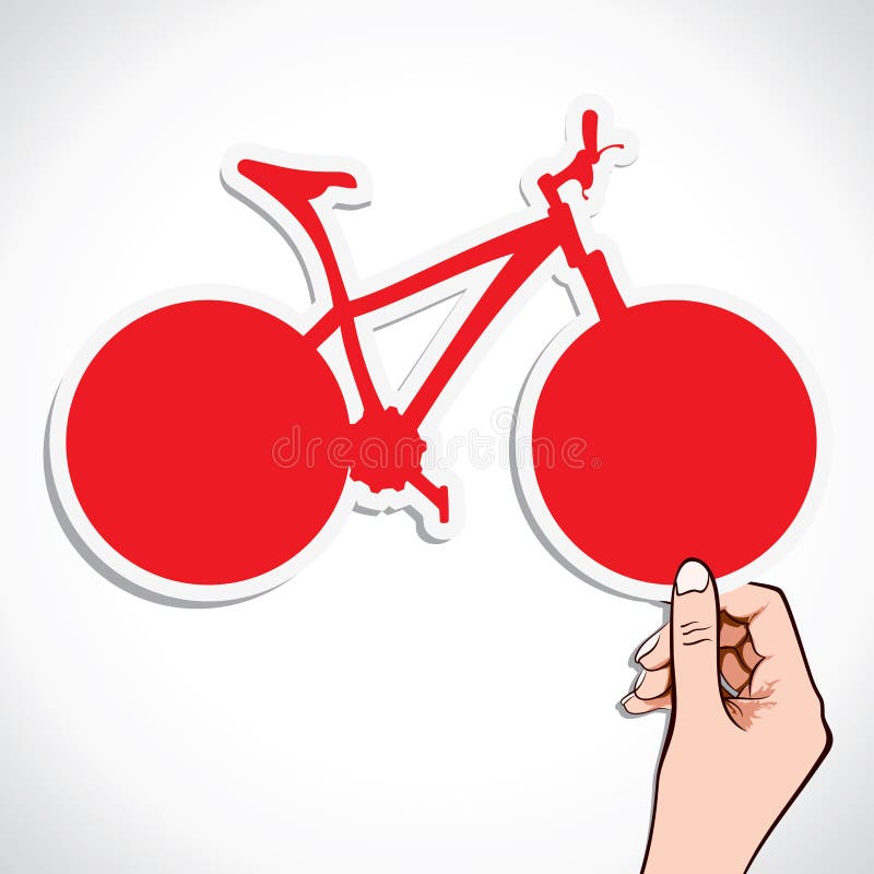 Collant de bicyclette disponible illustration de vecteur Collant de bicyclette disponible illustration de vecteur