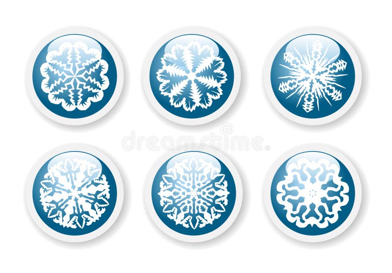 Collants de flocon de neige de Noël illustration libre de droits Collants de flocon de neige de Noël illustration libre de droits