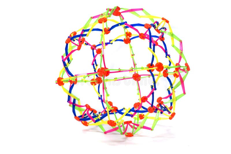 Collapsible rainbow color sphere