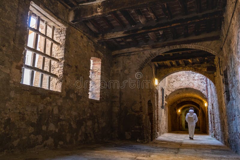 Colle Valdelsa, Siena, Toskana - Italien stockfotografie Colle Valdelsa, Siena, Toskana - Italien stockfotografie