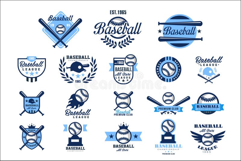 Premium Vector  Logos for championships tournaments competitions leagues  sports logos