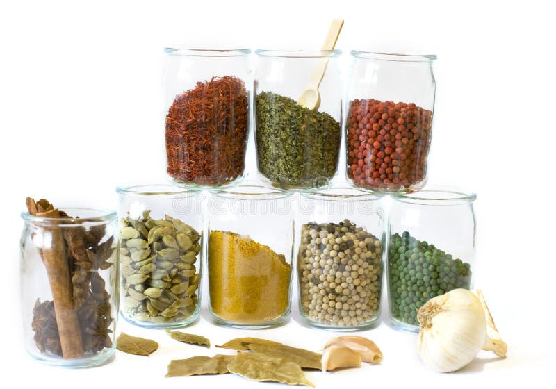 Collection of aromatic spices stock photography Collection of aromatic spices stock photography