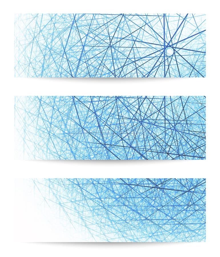 Collection banners royalty free illustration