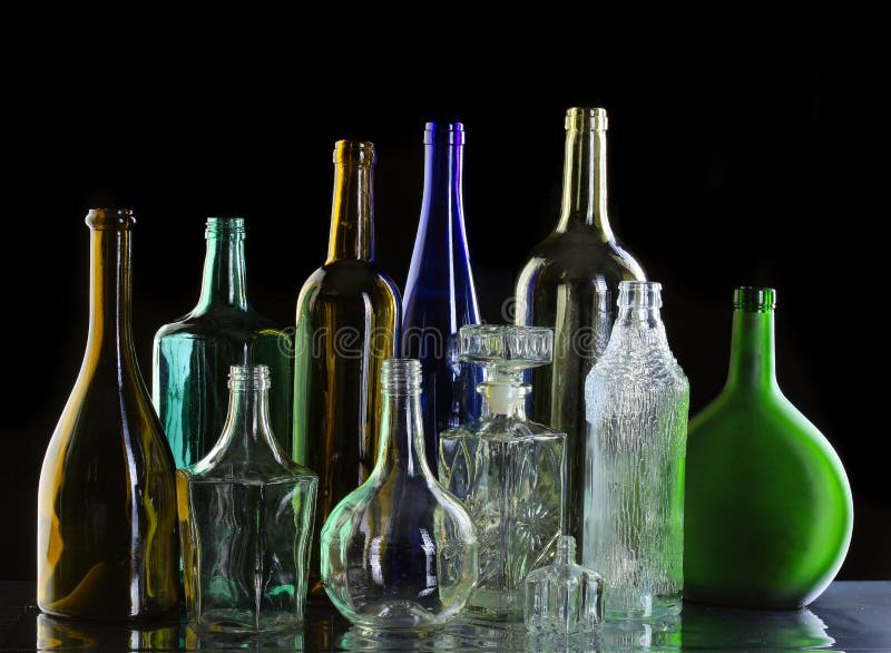 Collection bottles stock photo. Image of forms, colorful 69302030