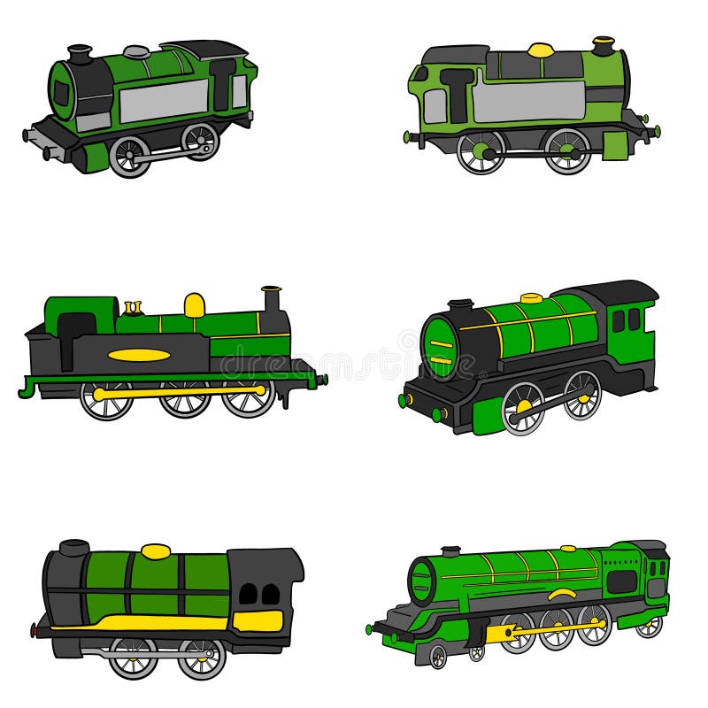 A Collection of Cartoon Steam Train Locomotive Engines Used for Public Transport Illustration Stock Vector - Illustration of cartoon, city: 187798277 A Collection of Cartoon Steam Train Locomotive Engines Used for Public Transport Illustration Stock Vector - Illustration of cartoon, city: 187798277
