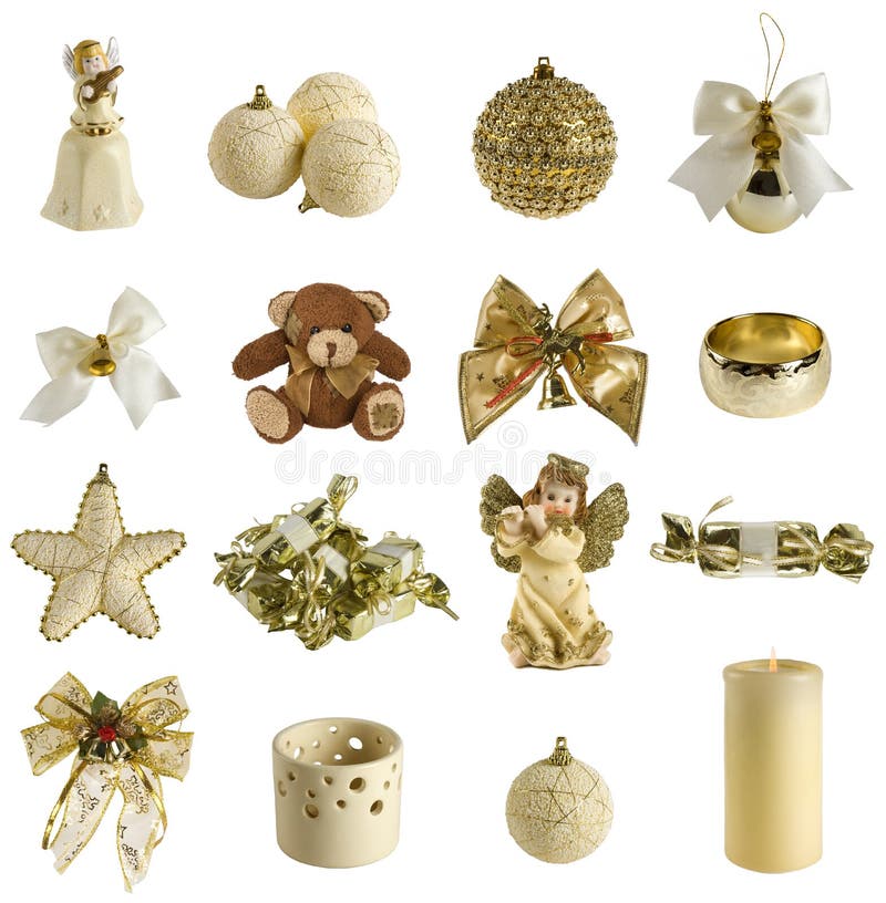 Collection of Christmas Decoration Stock Photo Image of ornament