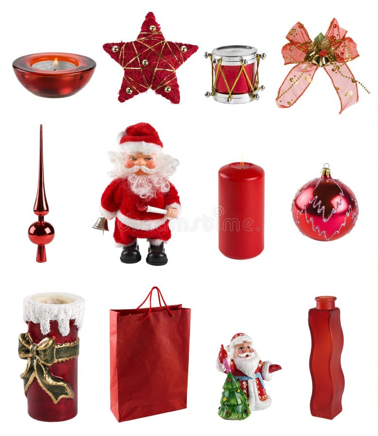 Collection of Christmas Decoration Stock Photo Image of ornament