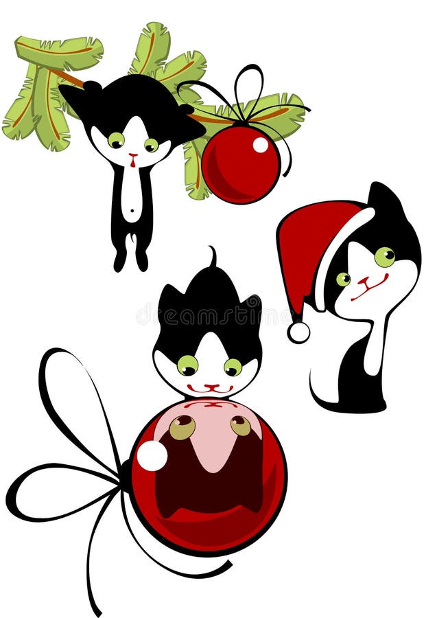 Collection of Christmas kittens