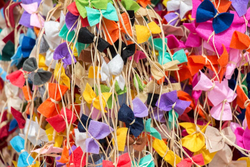 Collection of Colored Bows and Ribbons Stock Photo Image of party