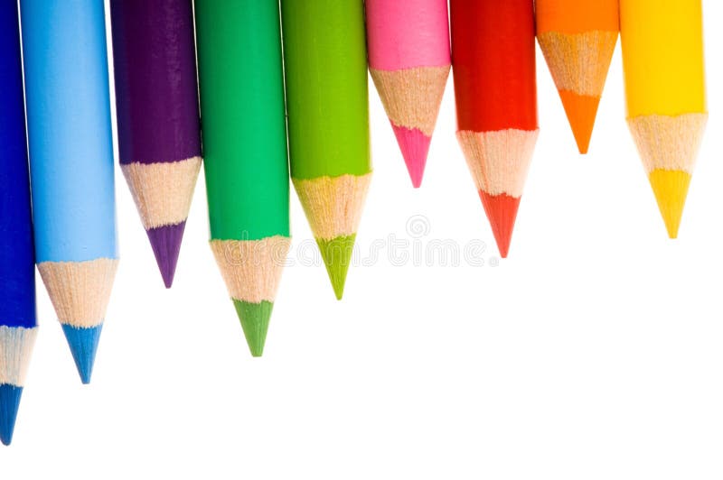 Collection of colorful pencils