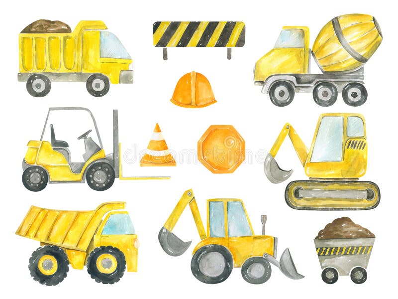 Work yellow truck big wheels construction vehicle Vector Image