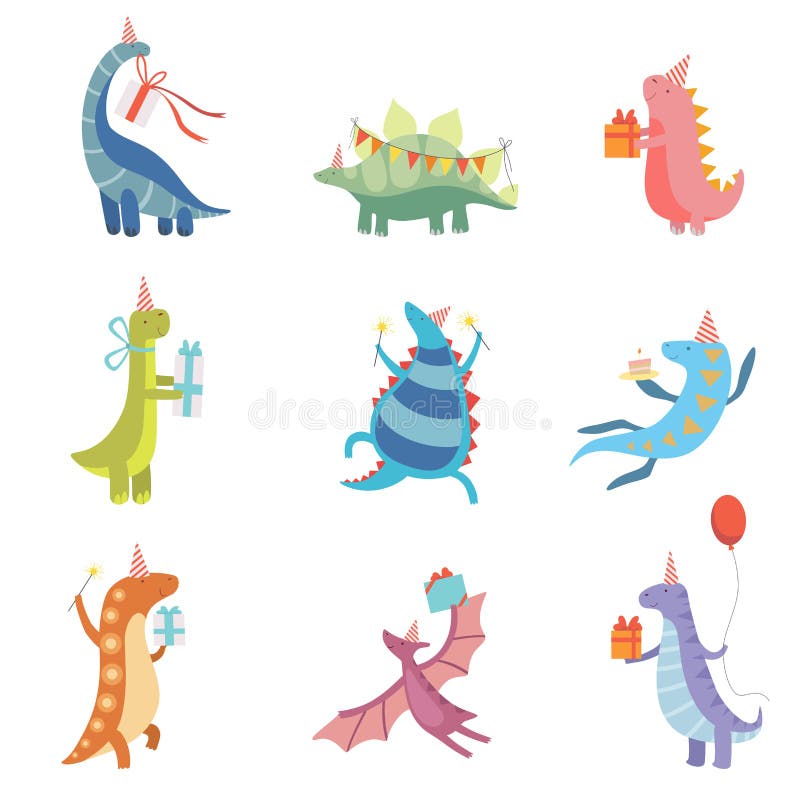 Download Funny Characters Happy Birthday Stock Vector ...