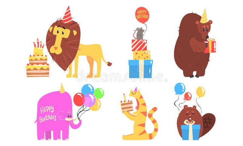 Collection D Animaux Mignons Pour Un Joyeux Dessin D Anniversaire De Lion De Souris D Ours D Elephant De Chat De Castor Il Illustration De Vecteur Illustration Du Mignons Chat Collection D Animaux Mignons Pour Un Joyeux Dessin D Anniversaire De Lion De Souris D Ours D Elephant De Chat De Castor Il Illustration De Vecteur Illustration Du Mignons Chat