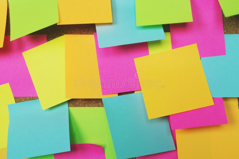 Collection de post-it color? de vari?t? notes collantes de rappel de papier de note photographie stock libre de droits Collection de post-it color? de vari?t? notes collantes de rappel de papier de note photographie stock libre de droits