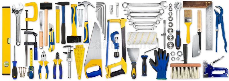 Collection de trousse d'outils d'outils de bricolage