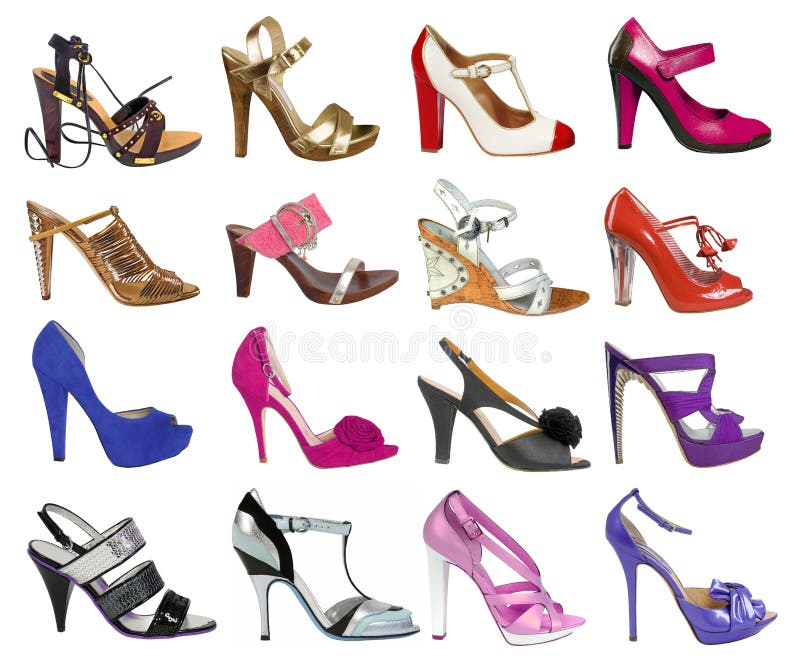 Collection Des Chaussures Des Femmes Photo stock Image du pied, cuir