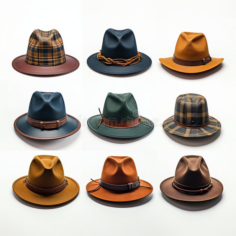 Men's Hats Stock Illustrations – 137 Men's Hats Stock