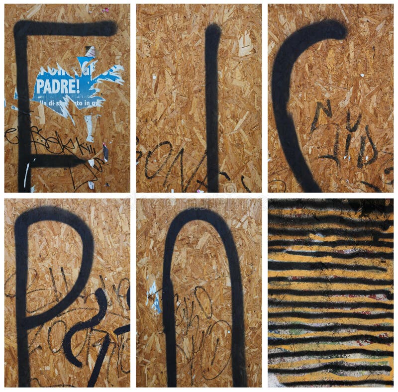 Collection of fragments of wall-street graffiti. stock photos Collection of fragments of wall-street graffiti. stock photos