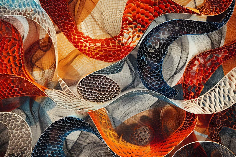 Fresh Pattern Styles Featuring Unique Designs and Vibrant Color Palettes royalty free illustration