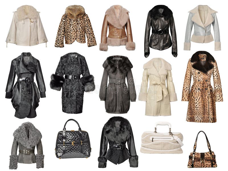 Collection of fur coats